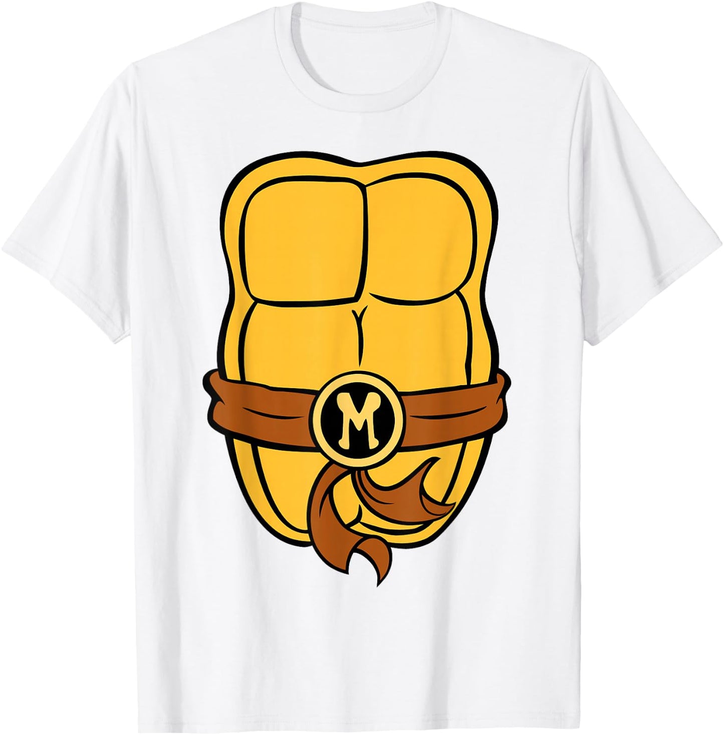 Teenage Mutant Ninja Turtles Michelangelo Shell T-Shirt - T-Shirt | White