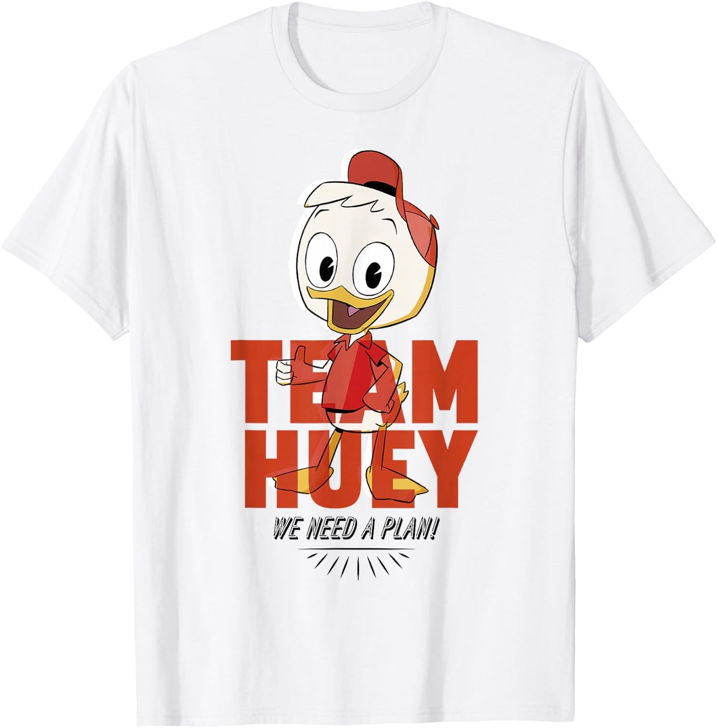 Disney DuckTales Team Huey We Need A Plan T-Shirt - T-Shirt | White