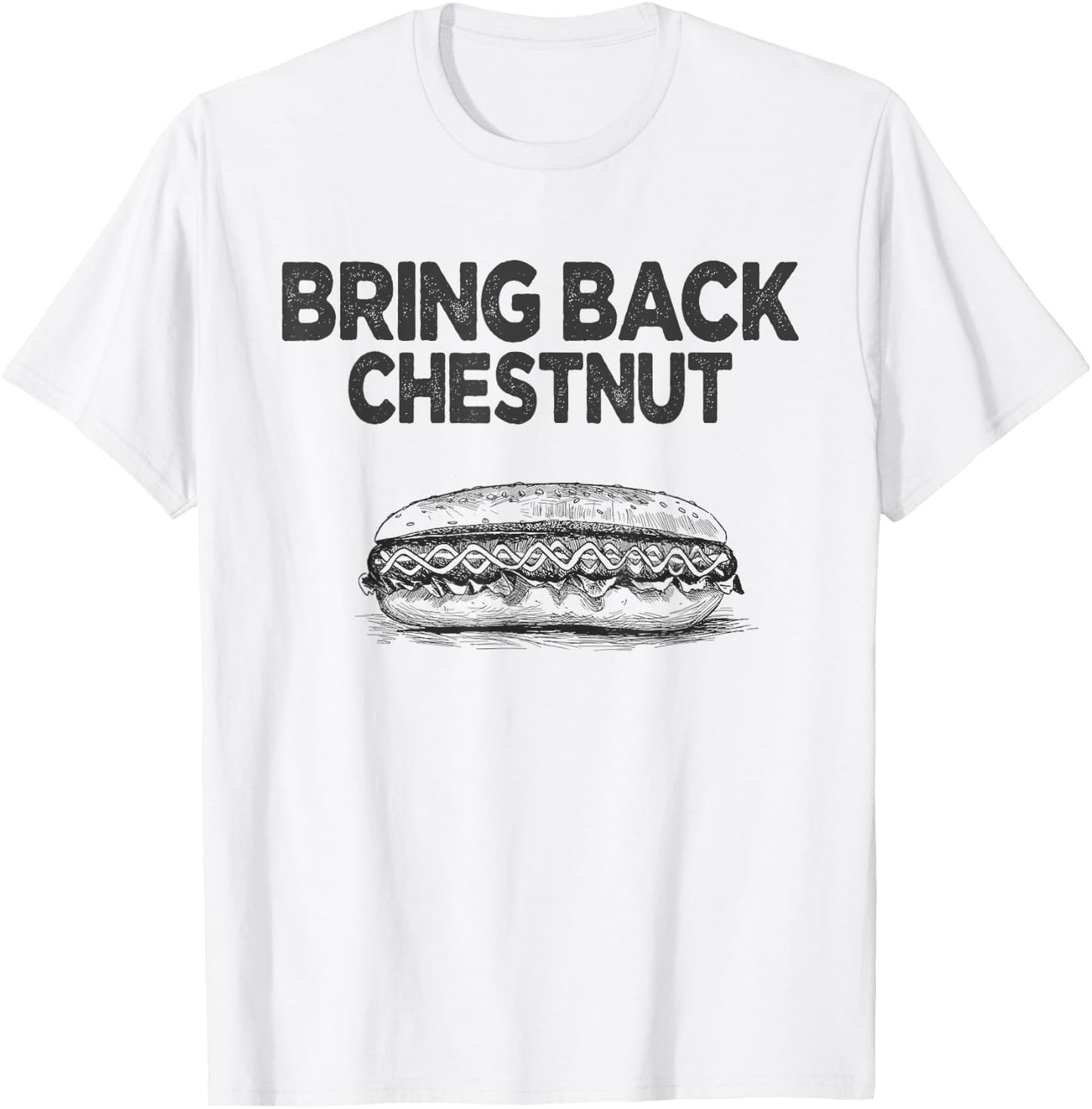 Bring Back Chestnut- Winner T-Shirt - T-Shirt | White