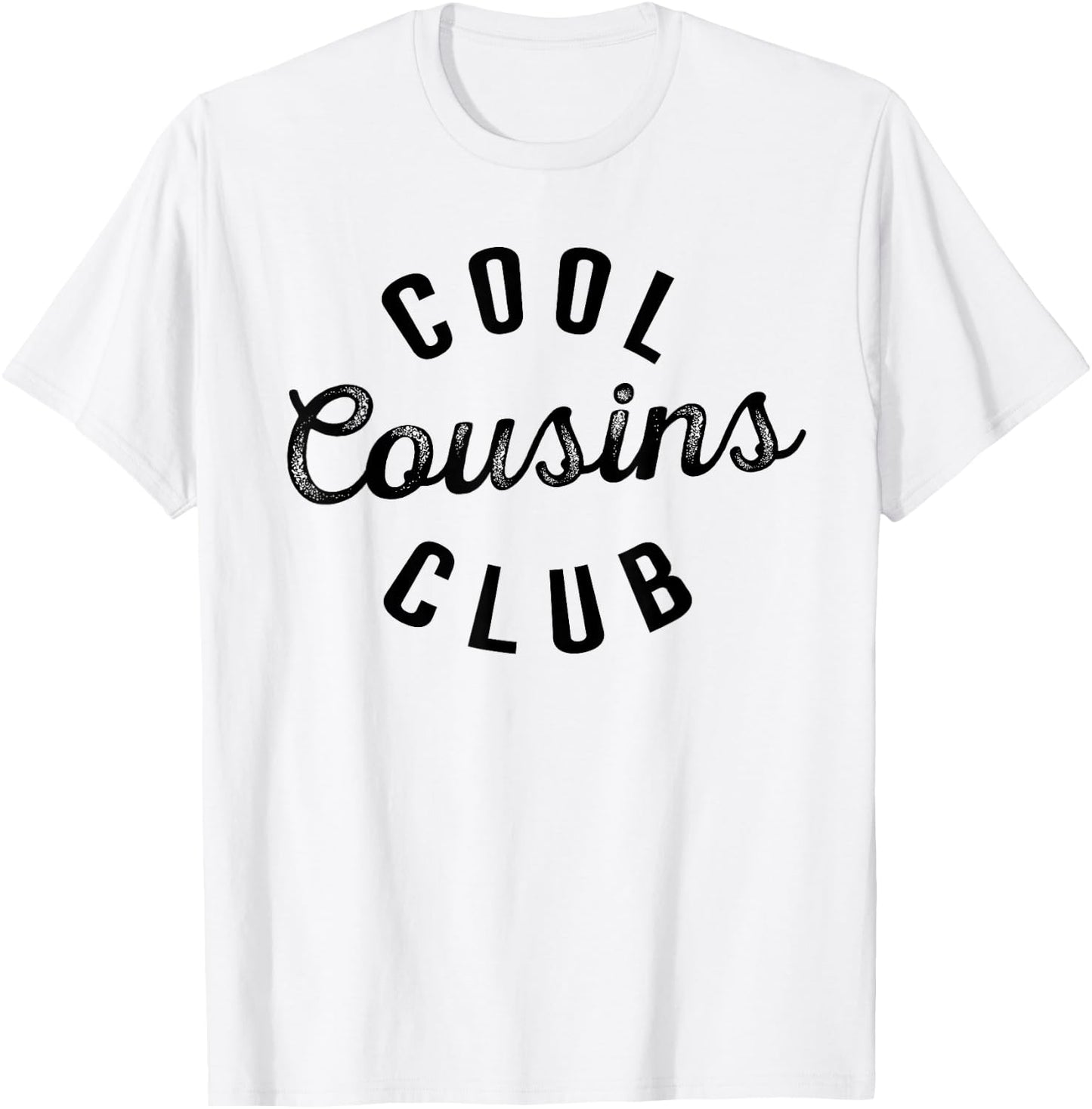 Cool Cousin Club retro Cousin Matching Family Crew sqaud T-Shirt - T-Shirt | White