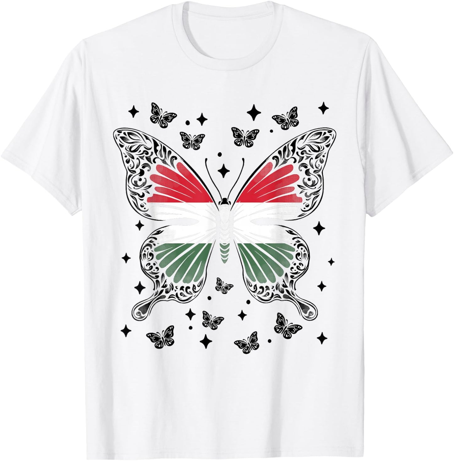 Hungarian Butterfly Hungary T-Shirt - T-Shirt | White