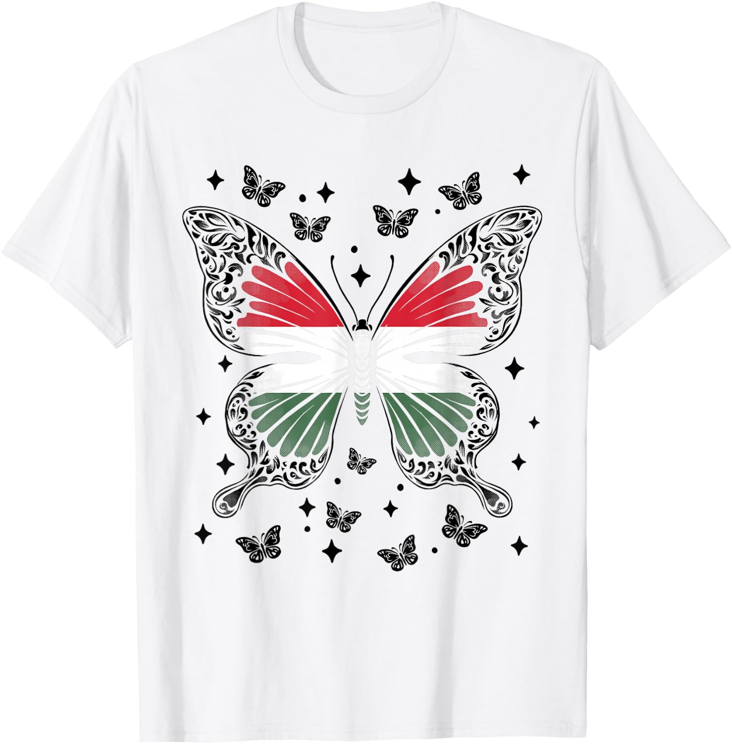 Hungarian Butterfly Hungary T-Shirt - T-Shirt | White