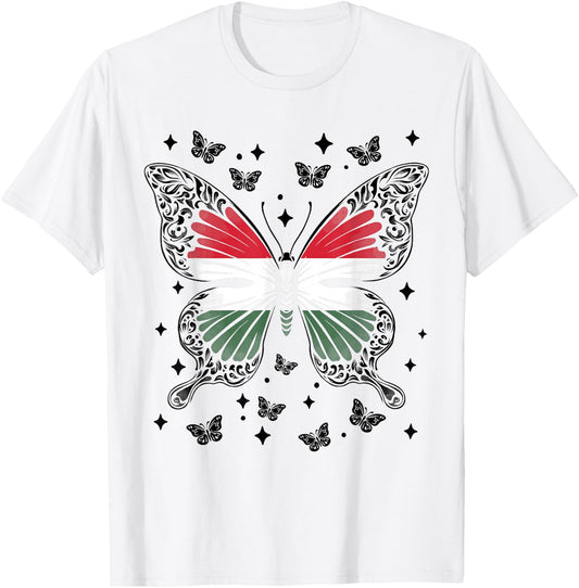 Hungarian Butterfly Hungary T-Shirt - T-Shirt | White