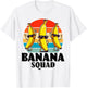Bananas Shirt Men Women Cute Banana Gifts Funny Banana Squad T-Shirt - T-Shirt | White