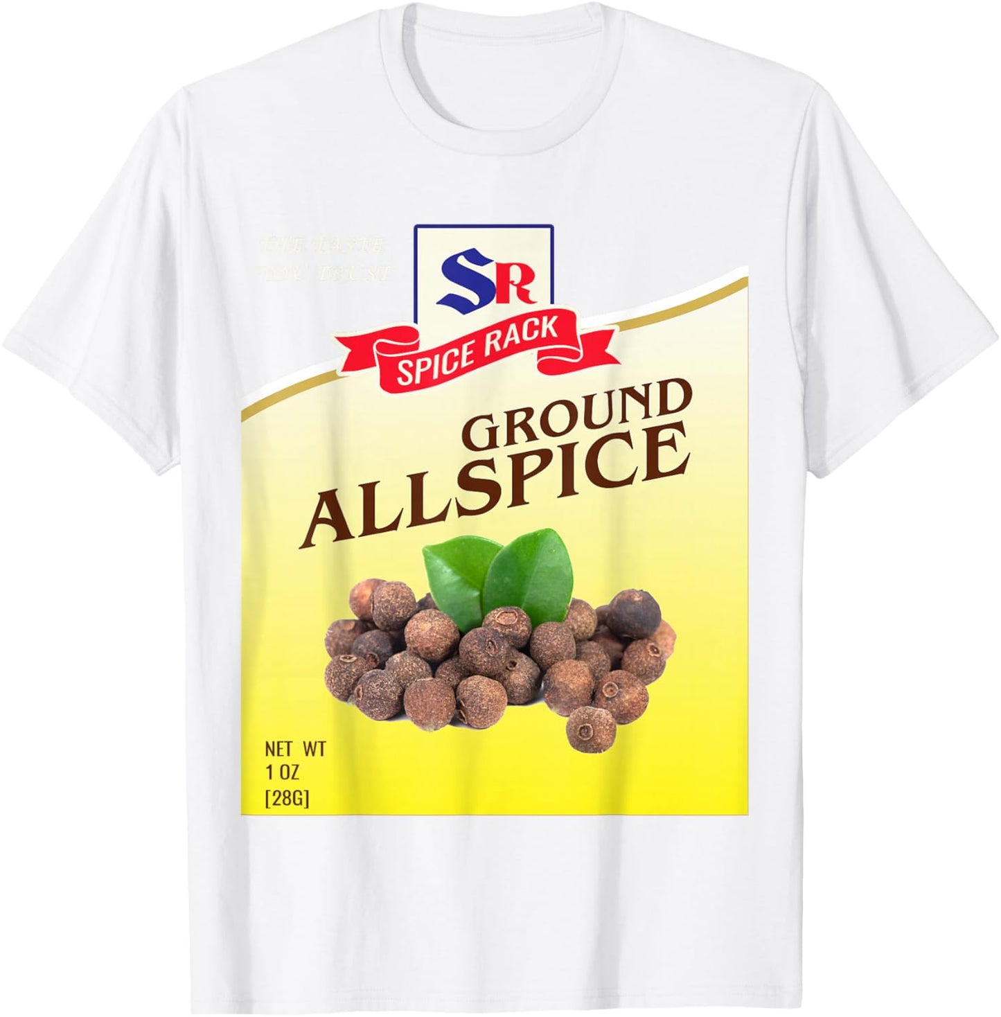 Ground Allspice Halloween Costume Unique Fun Foodie T-Shirt - T-Shirt | White
