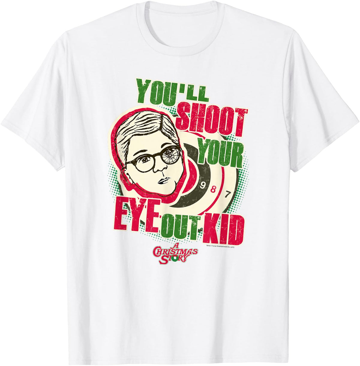 A Christmas Story You'll Shoot Your Eye Out Kid T-Shirt - T-Shirt | White