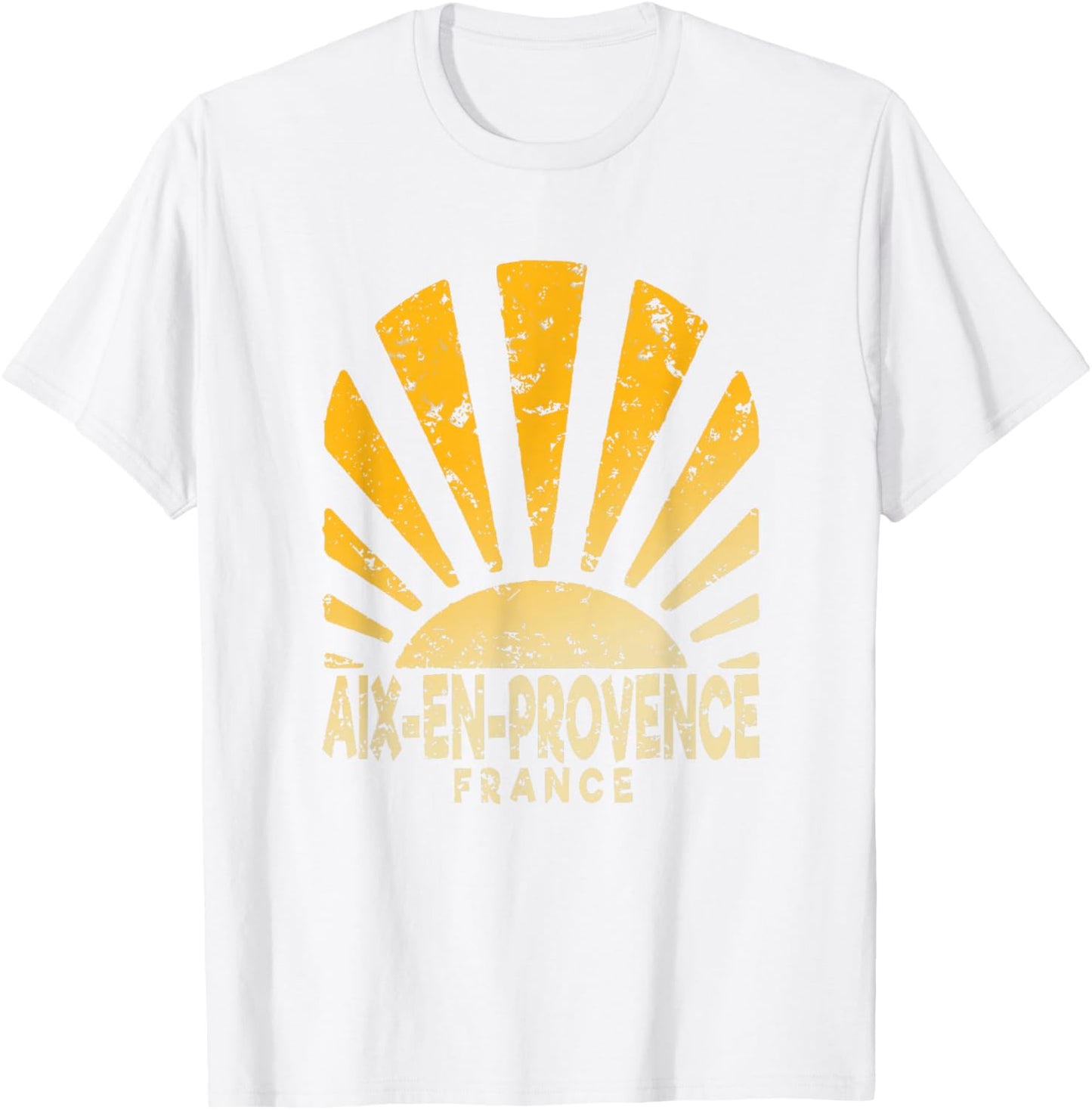 Aix-en-Provence France - Aix-en-Provence Sunshine T-Shirt - T-Shirt | White