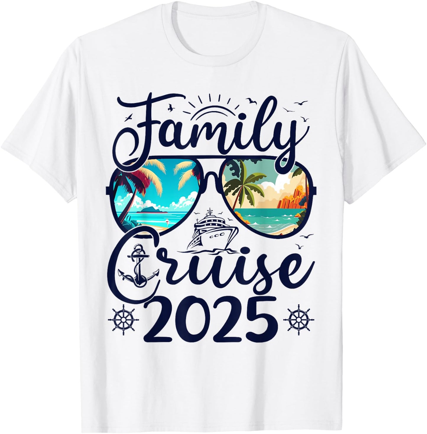 Family Cruise 2025 Summer Vacation Matching Family Cruise Men Women Kids T-Shirt - T-Shirt | White