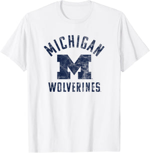University of Michigan Wolverines U of M Large T-Shirt - T-Shirt | White