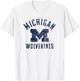 University of Michigan Wolverines U of M Large T-Shirt - T-Shirt | White