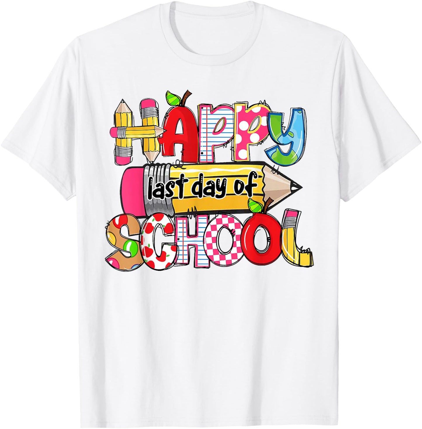 Happy Last Day of School In My Summer Era Teacher Kids T-Shirt - T-Shirt | White