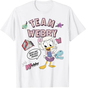 Disney DuckTales Team Webby Collage Small T-Shirt - T-Shirt | White