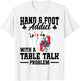 Hand and Foot Partner Card Game Set Playing Cards Hand Foot T-Shirt - T-Shirt | White