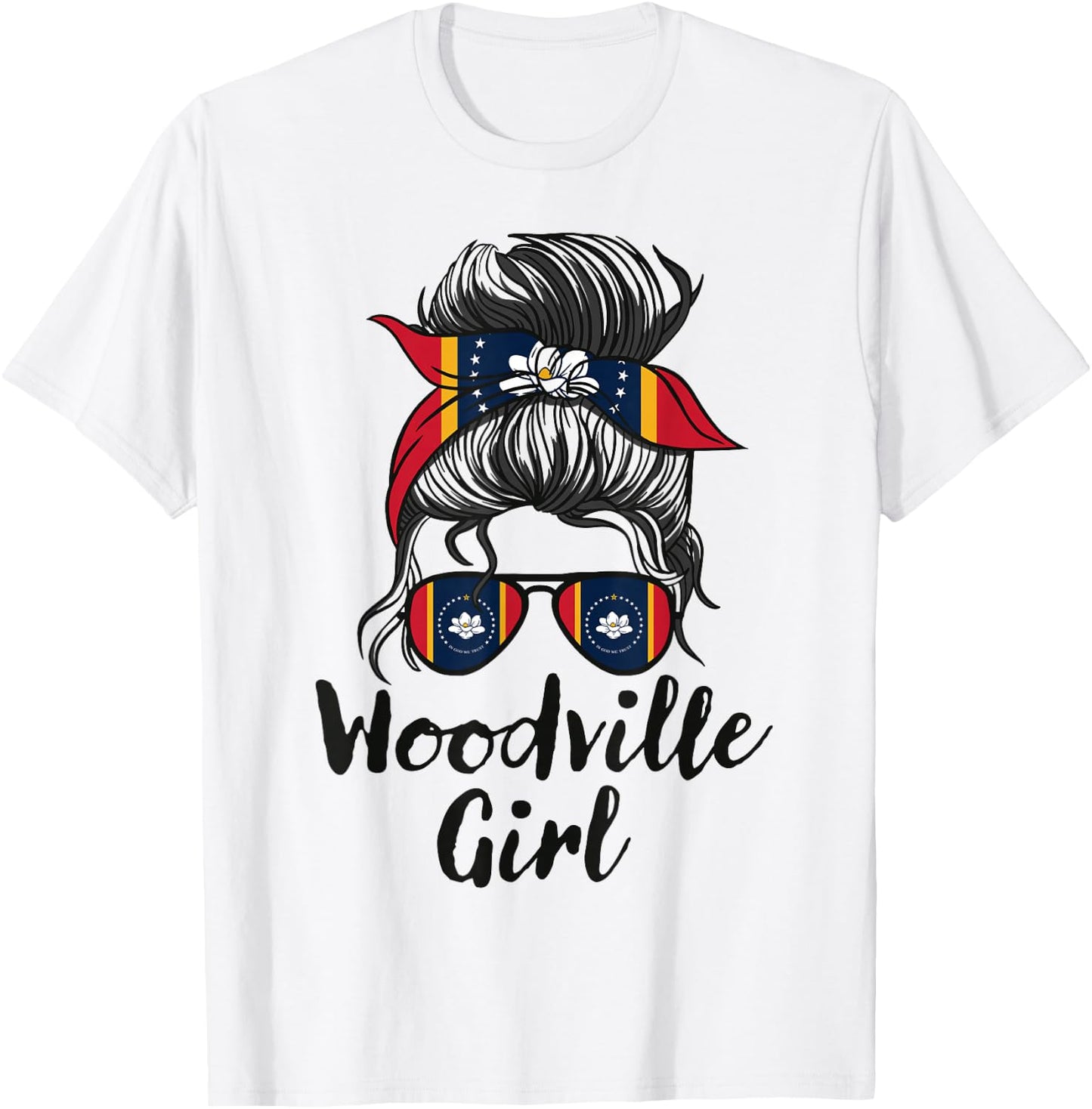 Woodville Mississippi Women Girl T-Shirt - T-Shirt | White