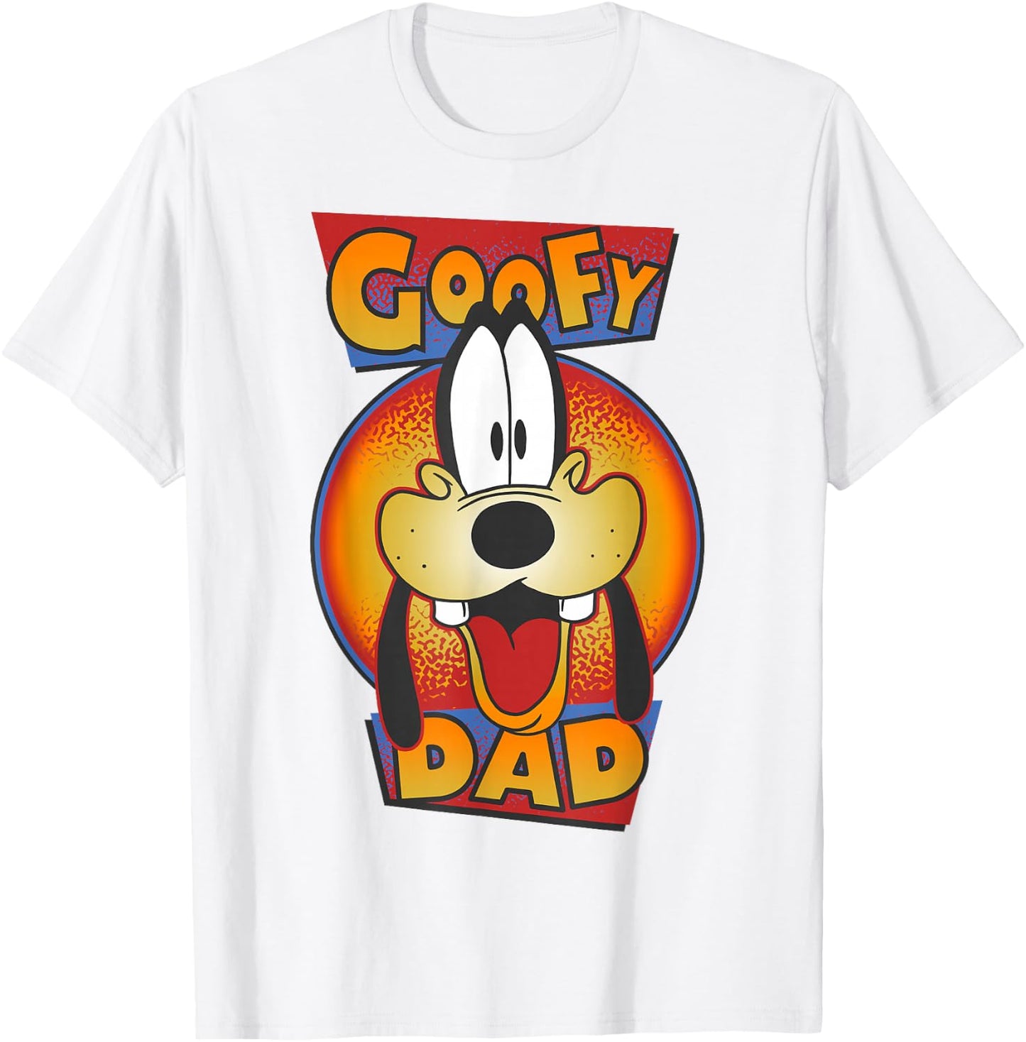 Disney A Goofy Movie Father's Day Goofy Dad Big Face T-Shirt - T-Shirt | White