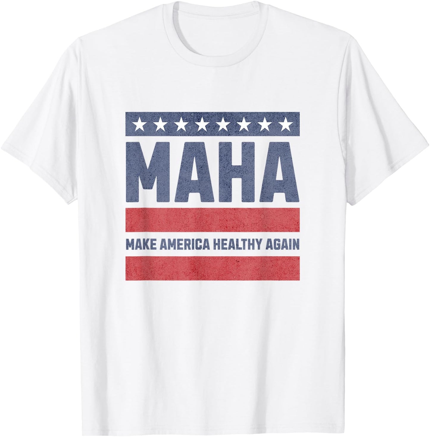 MAHA - Make America Healthy Again T-Shirt - T-Shirt | White