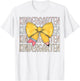Hello Kindergarten Back To School Retro Cute Coquette Pencil T-Shirt - T-Shirt | White