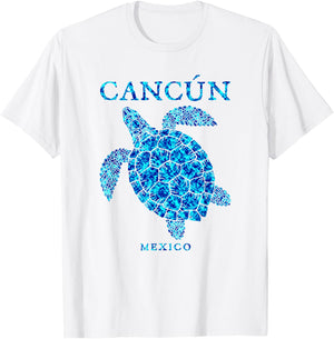 Cancun Mexico Sea Turtle Boys Girls Toddler T-Shirt - T-Shirt | White