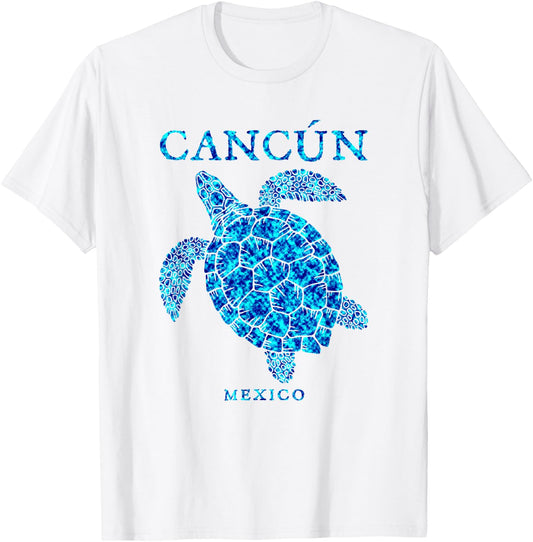 Cancun Mexico Sea Turtle Boys Girls Toddler T-Shirt - T-Shirt | White
