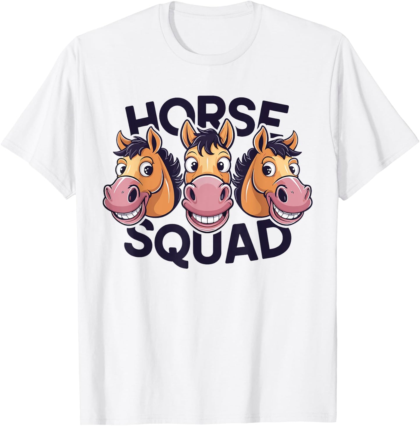 Horse Squad for Horse Lover Shirt | Cool Horse T-Shirt - T-Shirt | White