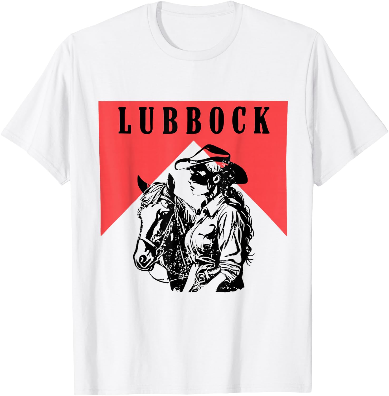 Lubbock Vintage West Texas T-Shirt - T-Shirt | White