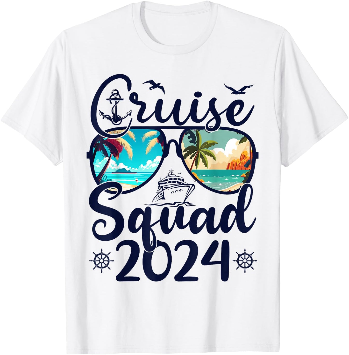 Cruise Squad 2024 Summer Vacation ship Matching Cruise Squad T-Shirt - T-Shirt | White