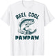 Reel Cool PawPaw Fishing Grandpa Vintage Style Paw-Paw T-Shirt - T-Shirt | White