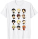 Attack on Titan Chibi All Characters Anime T-Shirt - T-Shirt | White