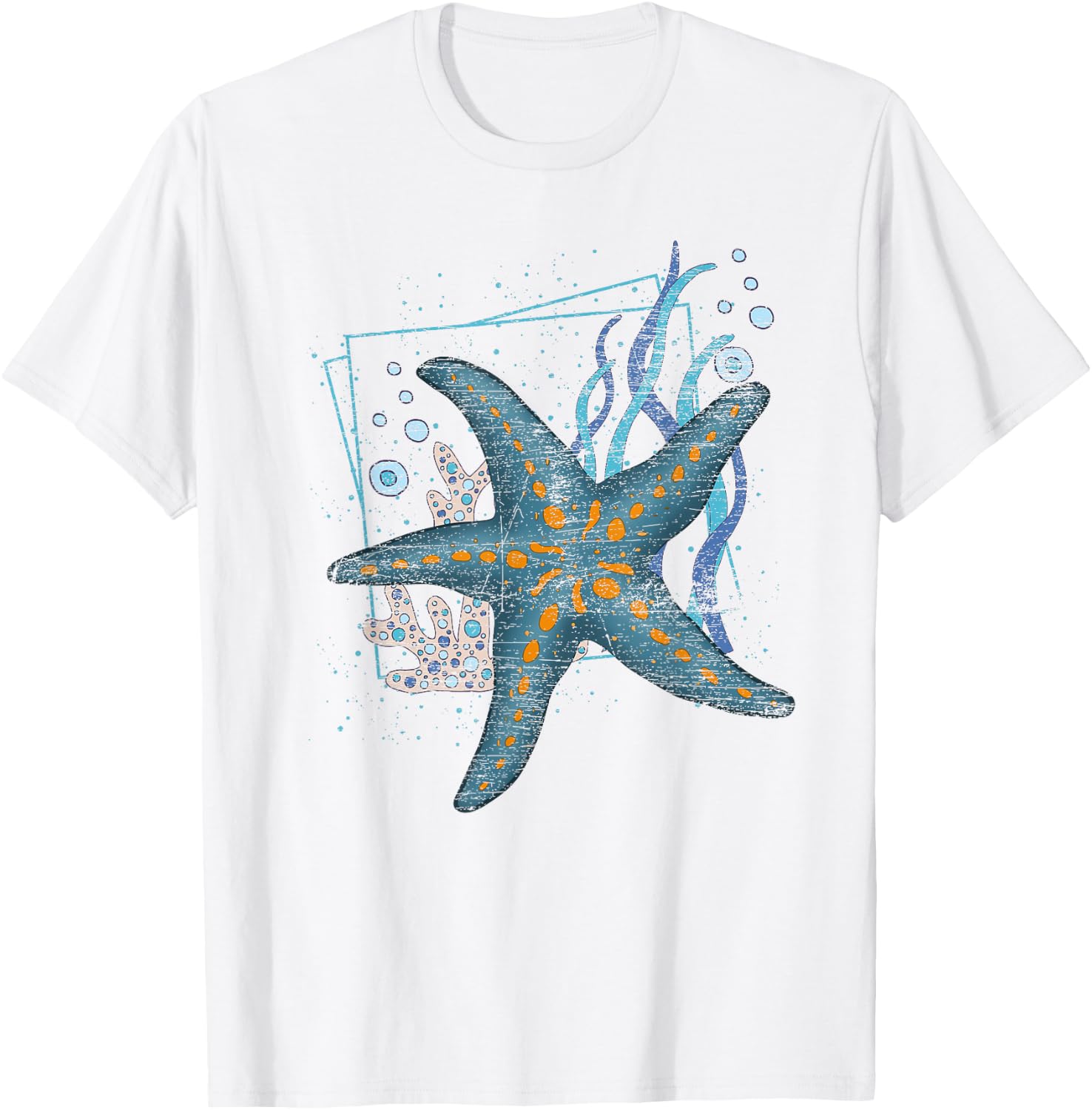 Aquarist Starfish Lover Ocean Animal Starfish T-Shirt - T-Shirt | White