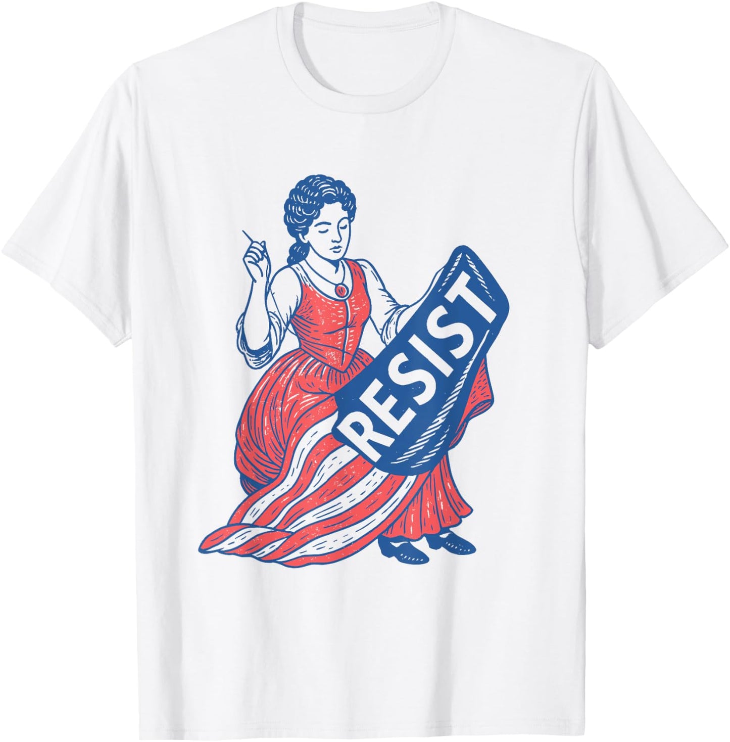 Feminist 4th Of July T-Shirt - T-Shirt | White