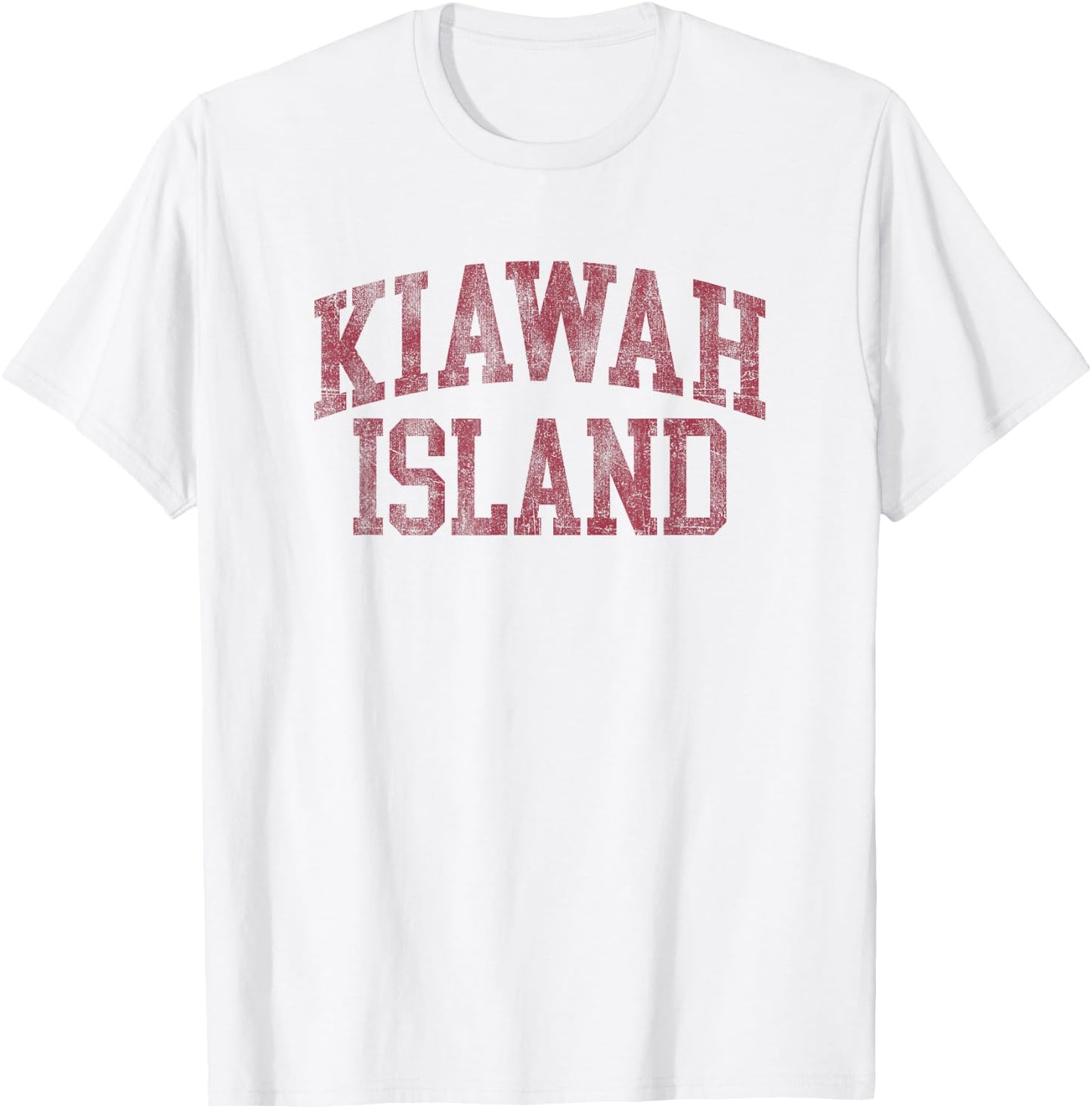 Kiawah Island South Carolina Souvenir Retro Preppy Throwback T-Shirt - T-Shirt | White