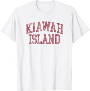 Kiawah Island South Carolina Souvenir Retro Preppy Throwback T-Shirt - T-Shirt | White