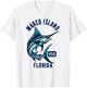 Marco Island Florida USA Fishing Design T-Shirt - T-Shirt | White
