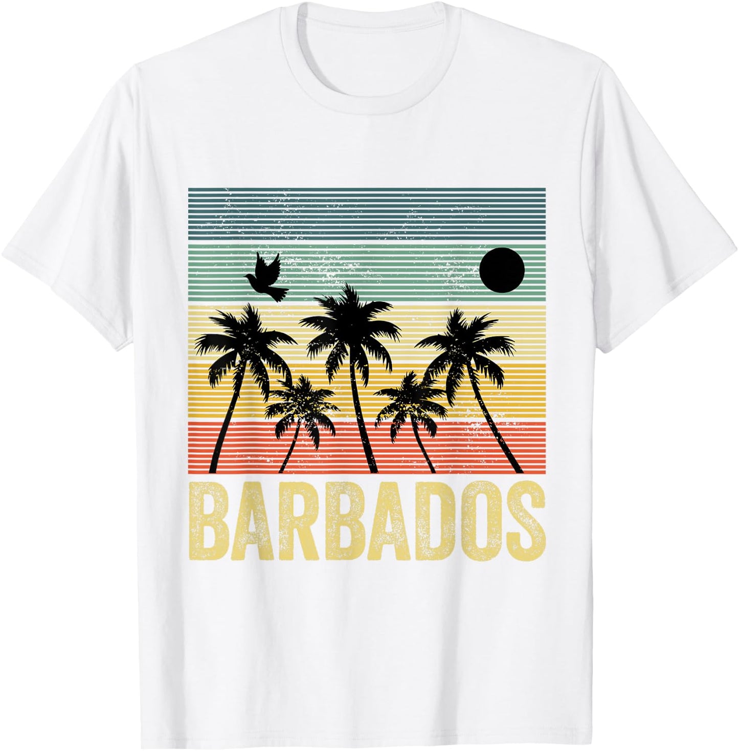The Barbados Souvenir Barbadians Bajan Travel Men Women Boy T-Shirt - T-Shirt | White