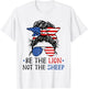 Be The Lion Not The Sheep Motivational Patriotic Lion T-Shirt - T-Shirt | White