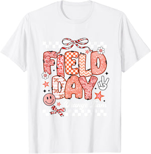 Orange Team Field Day 2026 Let The Games Begin Teacher Kids T-Shirt - T-Shirt | White