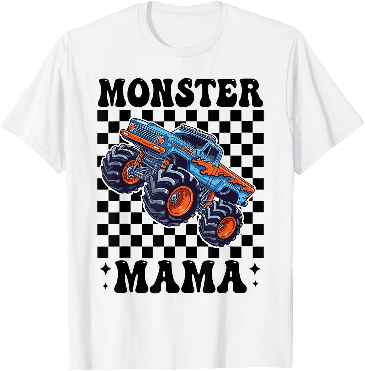 Monster Truck Mama Mom Monster Truck Lovers T-Shirt - T-Shirt | White