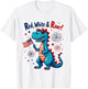 Red White and Rawr cute Dinosaur T Rex 4th Of July toddlers T-Shirt - T-Shirt | White