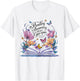 Reading is Dreaming With Your Eyes Open Floral Butterfly T-Shirt - T-Shirt | White