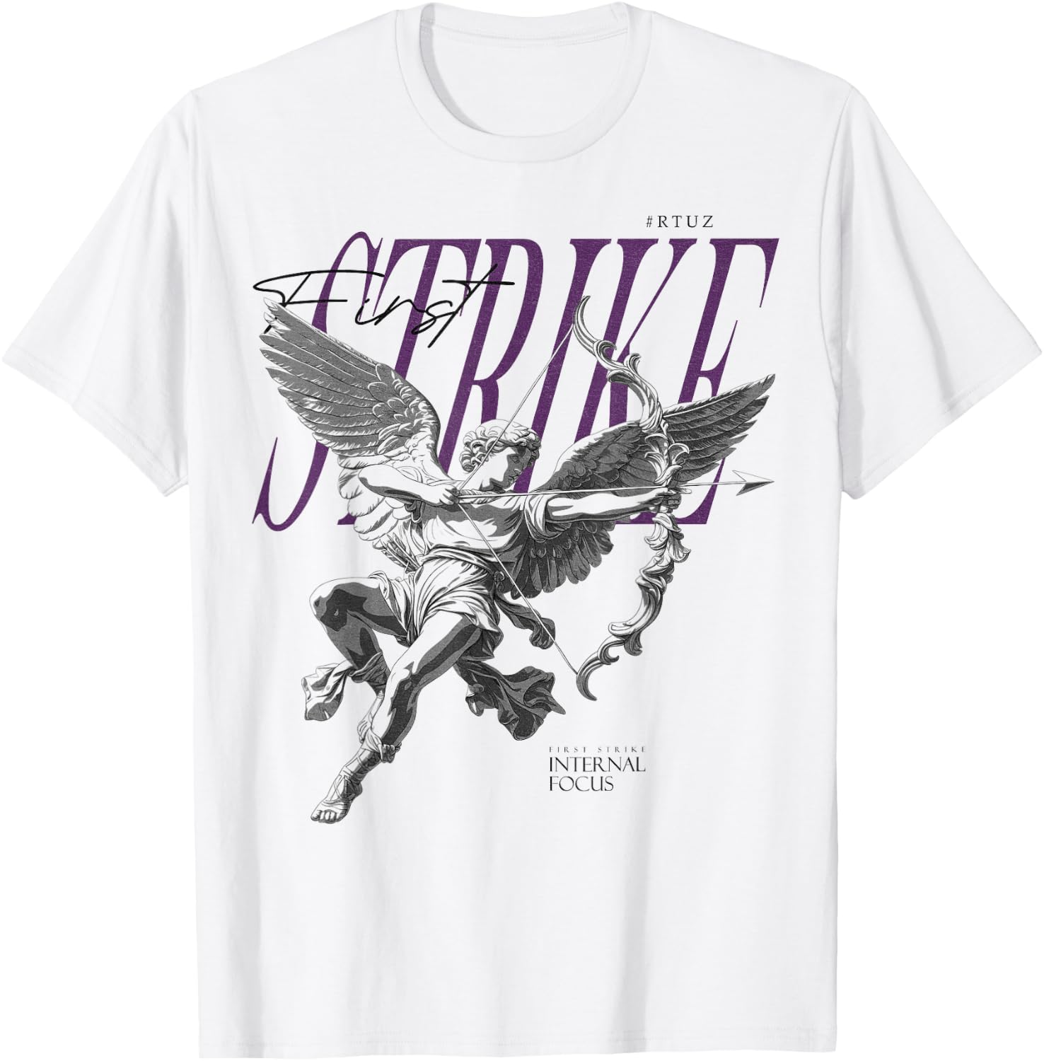 Aesthetic Clothes Vintage Streetwear Fashion Women Men Angel T-Shirt - T-Shirt | White