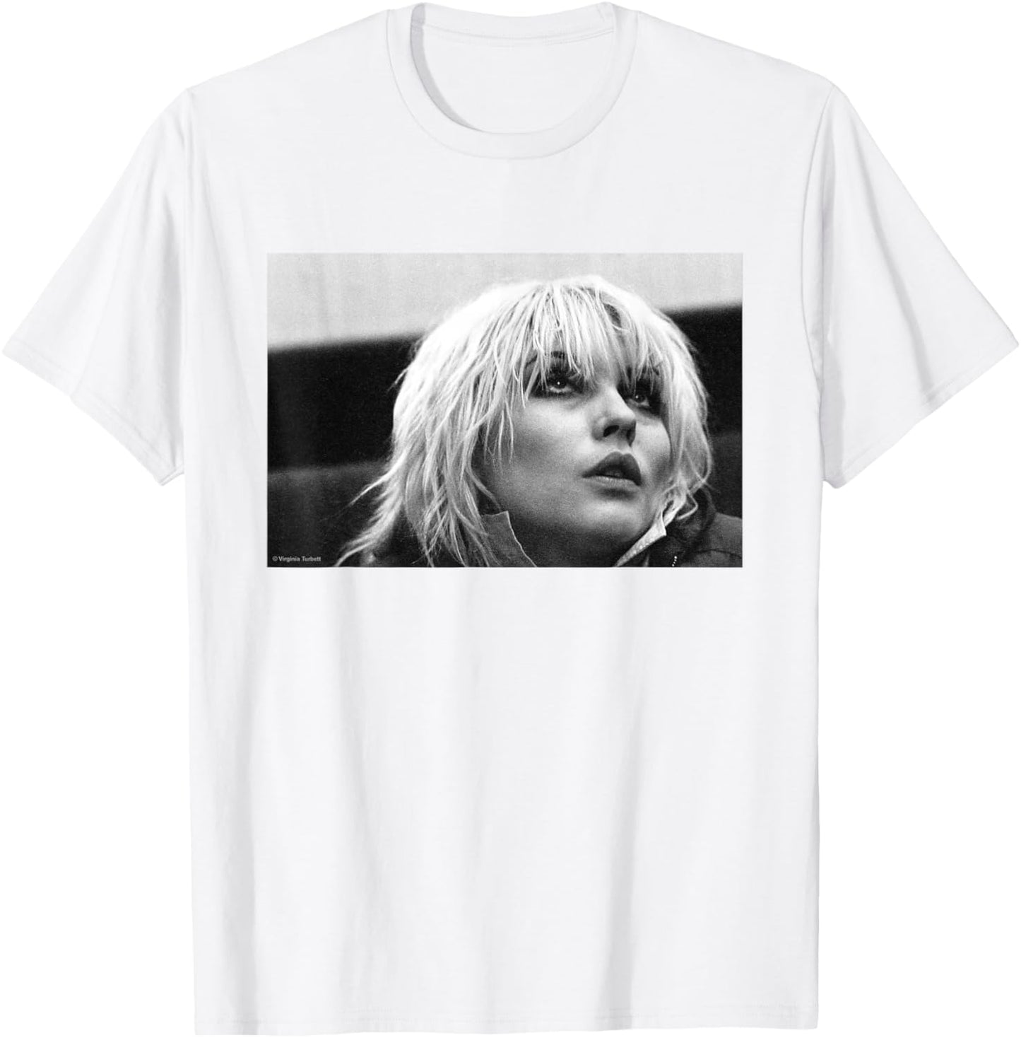 Blondie Singer Debbie Harry by Virginia Turbett T-Shirt - T-Shirt | White