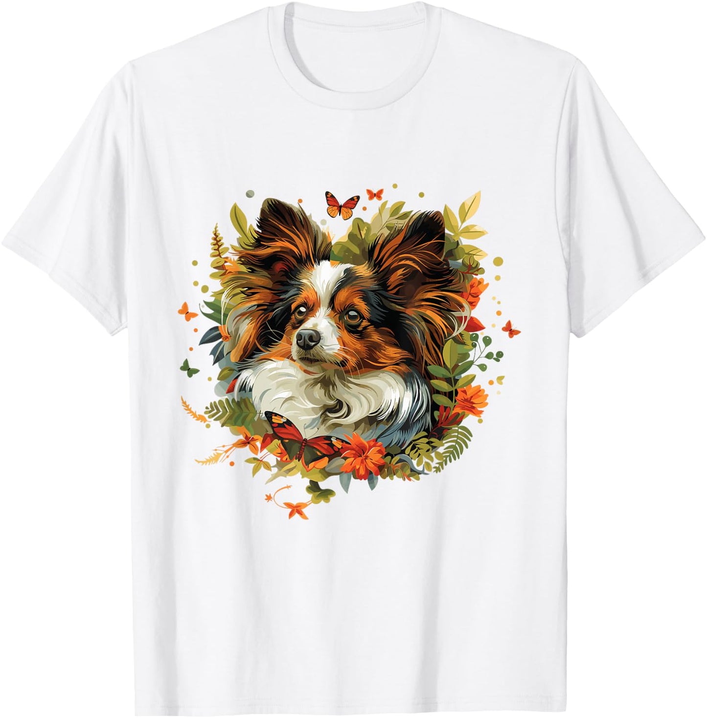 Naturecore - autumnal Papillon T-Shirt - T-Shirt | White