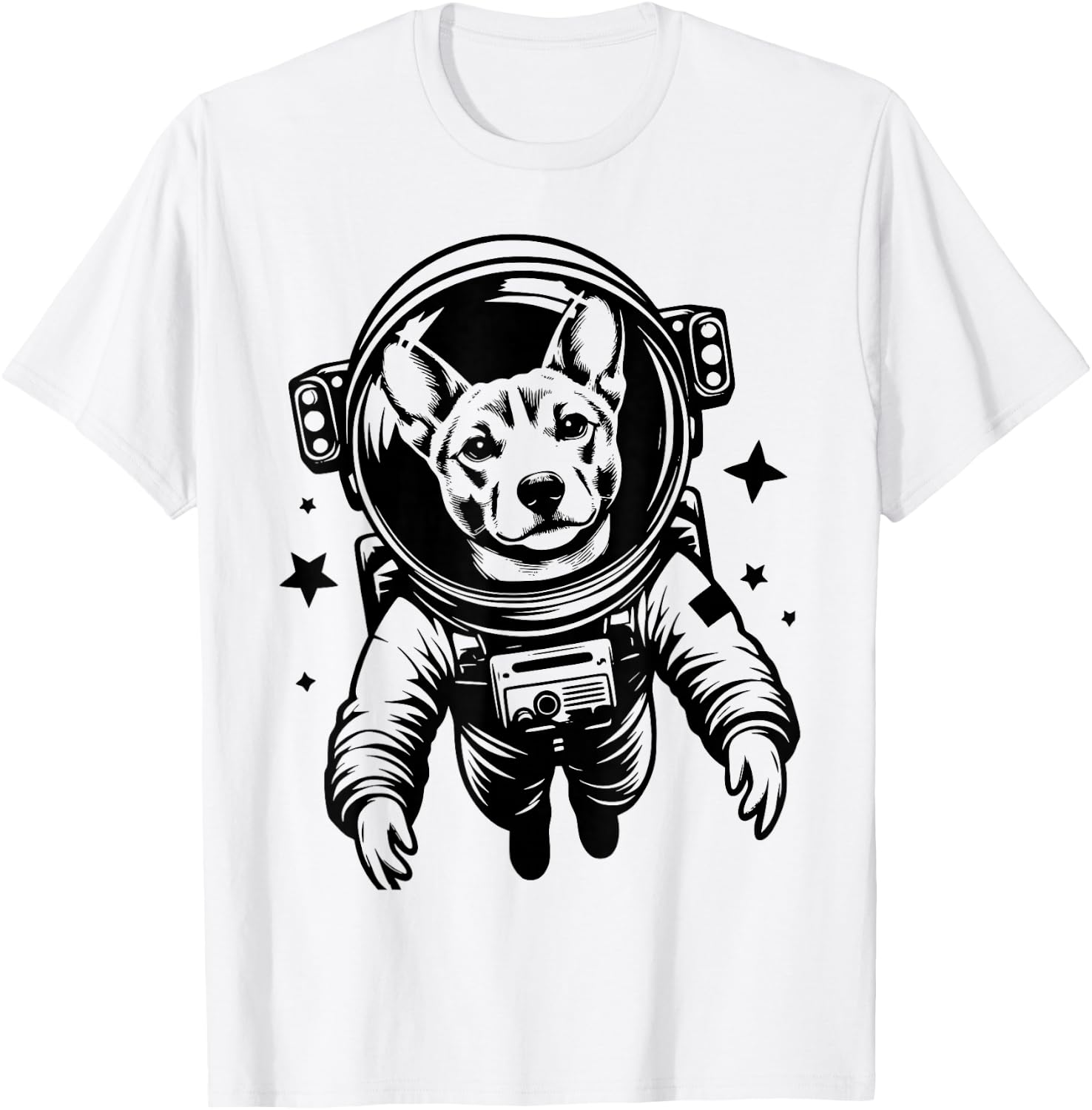 Dog Dad Mom Space - Astronaut Basenji Women T-Shirt - T-Shirt | White