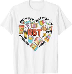 Retro Register Behavior Technician RBT Analyst ABA Therapist T-Shirt - T-Shirt | White