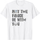 Star Wars Classic May The Force Be With You Vintage Faces T-Shirt - T-Shirt | White