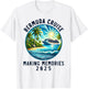 Matching Family Friends Group Bermuda Cruise 2025, Souvenir T-Shirt - T-Shirt | White
