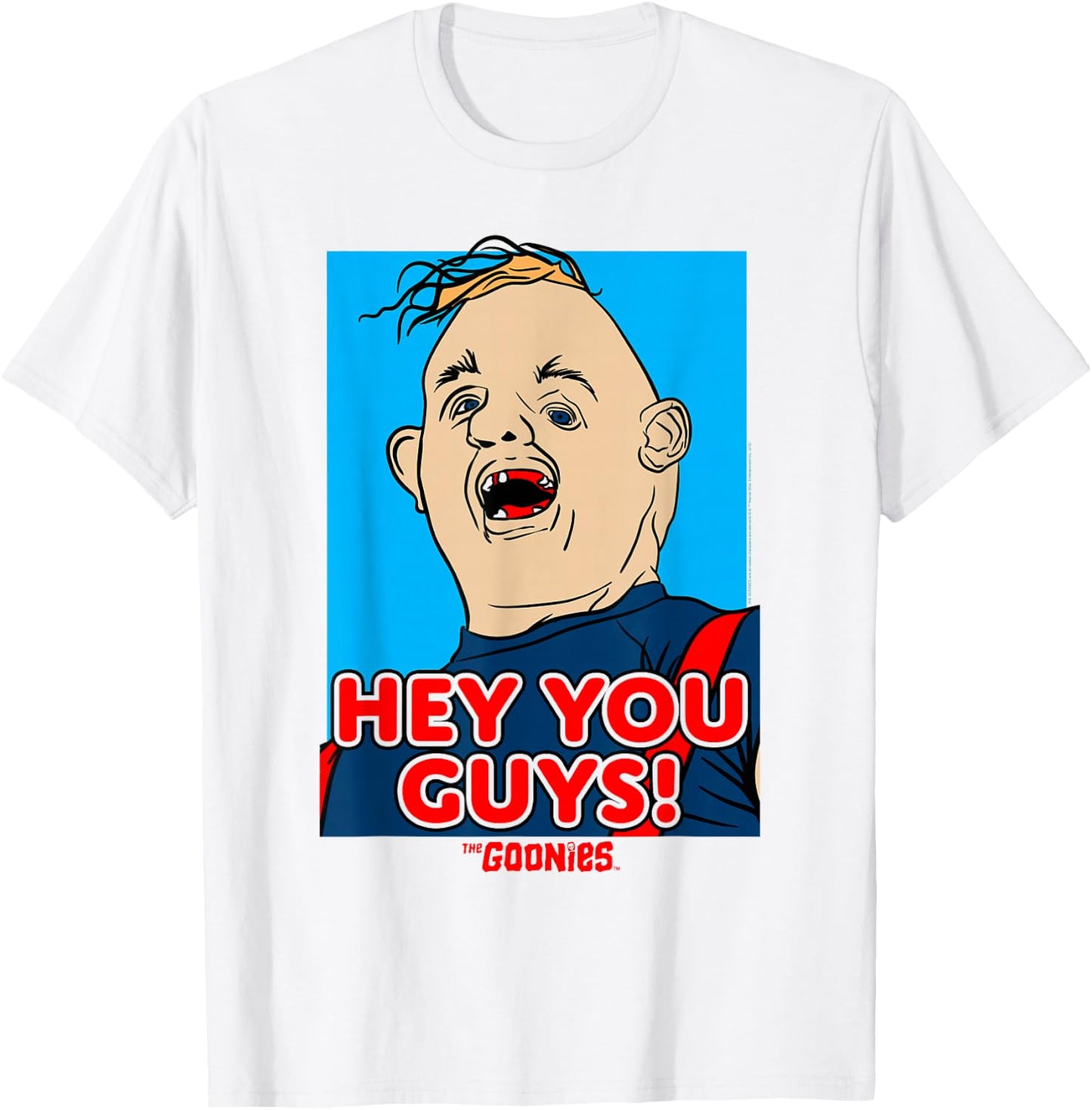 The Goonies Sloth Hey You Guys T-Shirt - T-Shirt | White