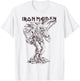 Iron Maiden - Piece of Mind Graphic Novel Trooper Red T-Shirt - T-Shirt | White