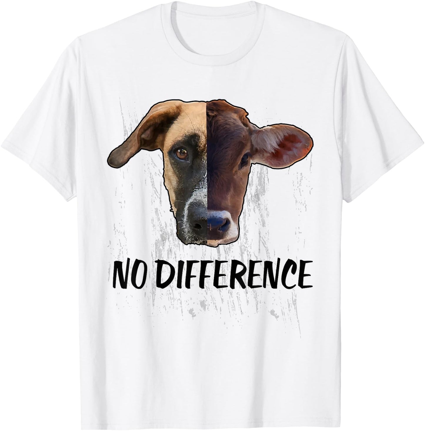 No Difference Shirt Vegan Apparel Women Difference Vegan T-Shirt - T-Shirt | White