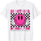 Groovy In October We Wear Pink Breast Cancer Awareness T-Shirt - T-Shirt | White